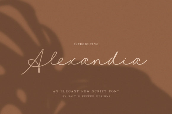 Alexandia: The Handwritten Font for Modern Design
