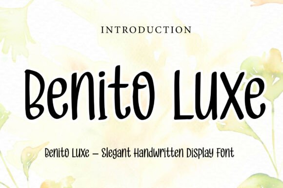 Benito Luxe: Elevate Your Visual Designs with Elegant Typography