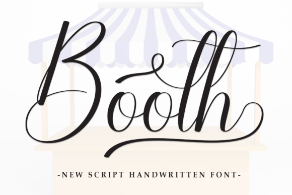 Booth: The Handwritten Font for Friendly, Creative Designs