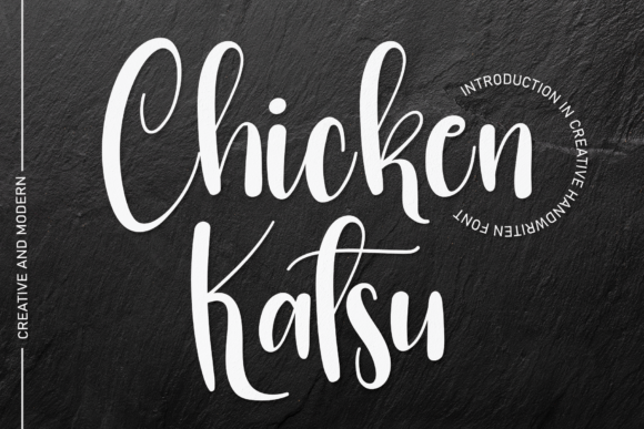 Chicken Katsu: A Handwritten Font for Authentic Branding