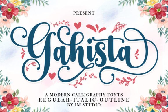 Exploring the Elegance of the Gahista Font