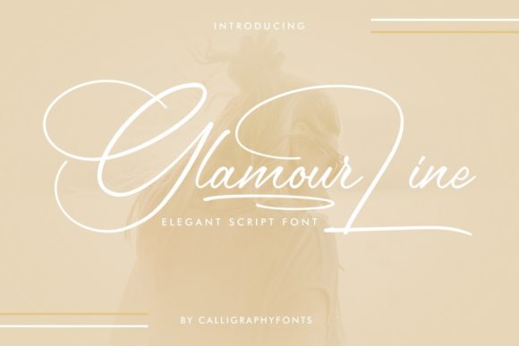 Glamour Line: A Delicate Script for Elegant Design