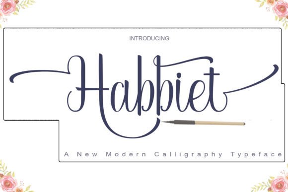 Habbiet: A Fresh Script Font for Modern Design