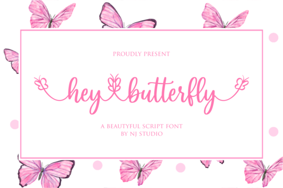 Hey Butterfly: Elevate Your Visual Design with This Handwritten Font