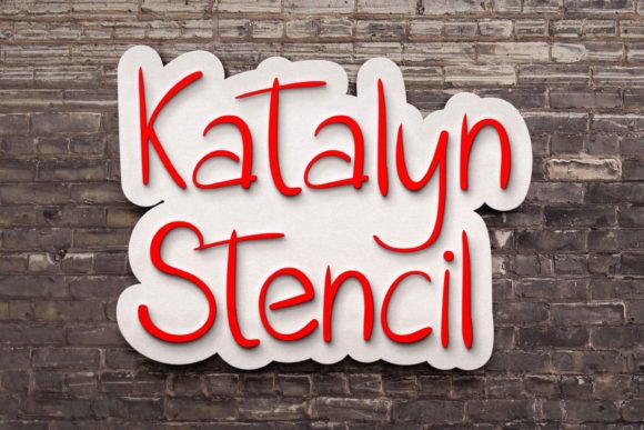 Katalyn Stencil: A Versatile Font for Modern Design