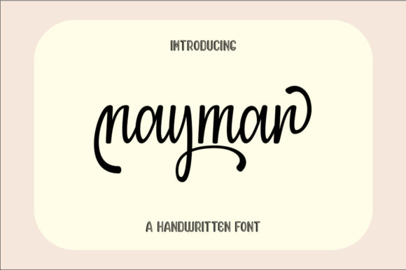 Naymar: The Handwritten Font for Modern Design