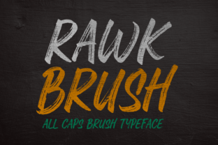 Rawk Brush: Authentic Handwritten Font for Design