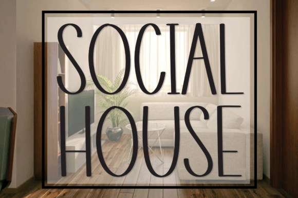 Social House: The Handwritten Font for Modern Design