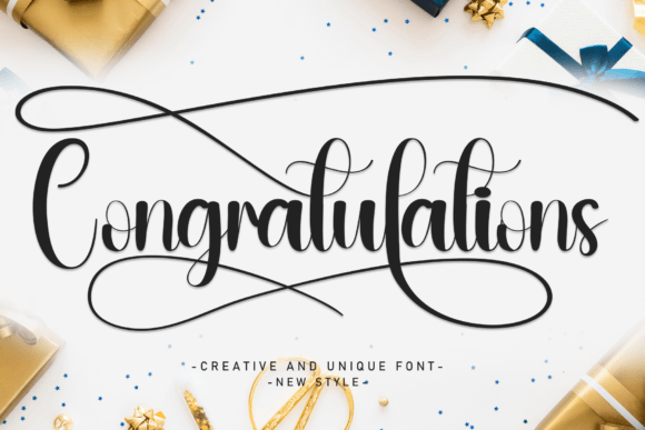 The Art of Celebration: Elevating Design with the Congratulations Font