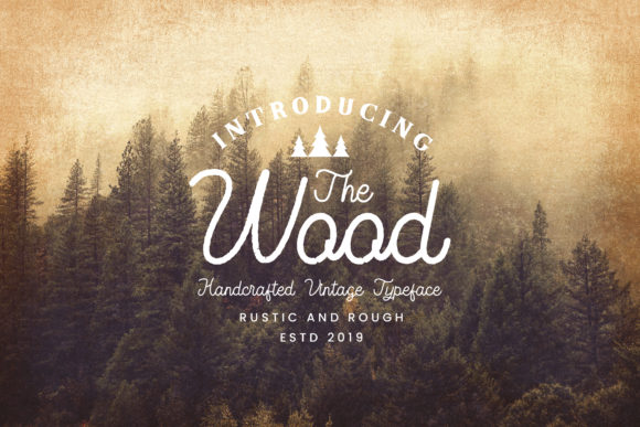 The Wood: A Handwritten Font for Modern Design